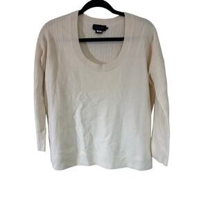 Hatch maternity merino wool cashmere pullover sweater cream size 1